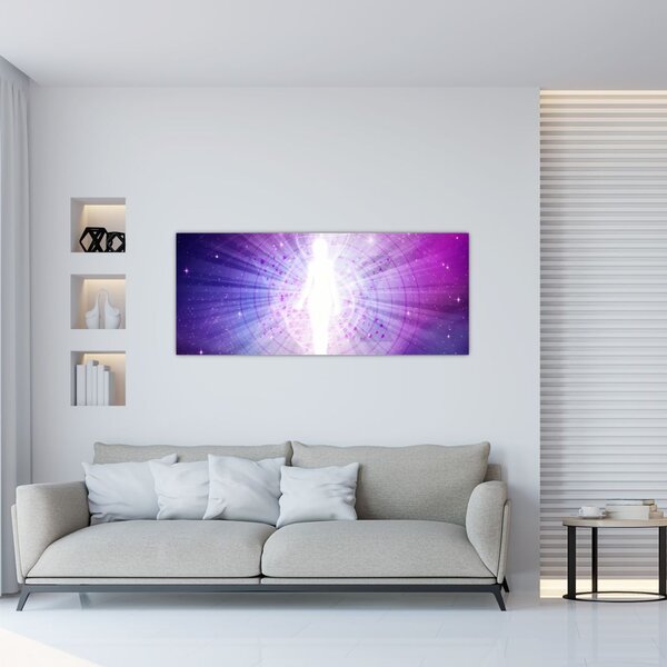 Tablou abstract - Femeie (120x50 cm)