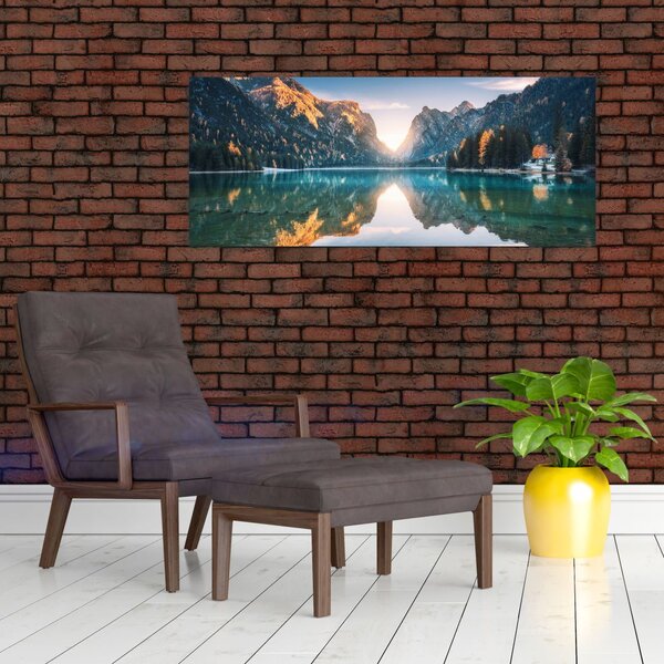 Tablou - Lacul montan (120x50 cm)