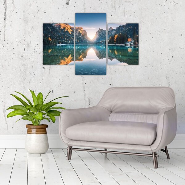 Tablou - Lacul montan (90x60 cm)