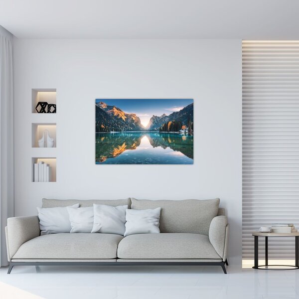 Tablou - Lacul montan (90x60 cm)