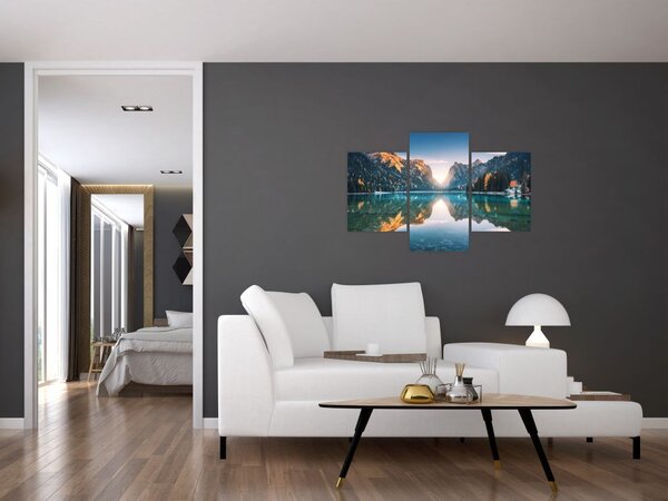 Tablou - Lacul montan (90x60 cm)