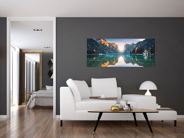 Tablou - Lacul montan (120x50 cm)