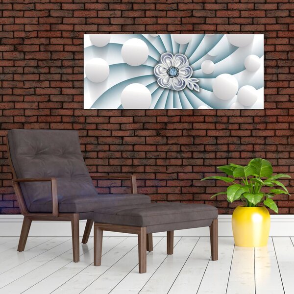 Tablou abstracției artistice (120x50 cm)