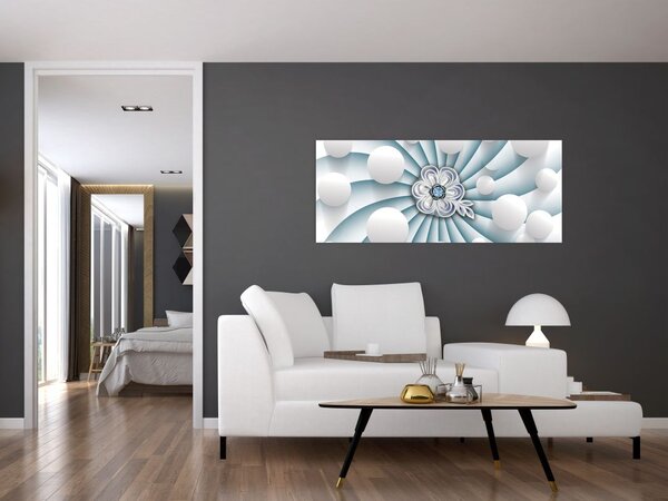 Tablou abstracției artistice (120x50 cm)