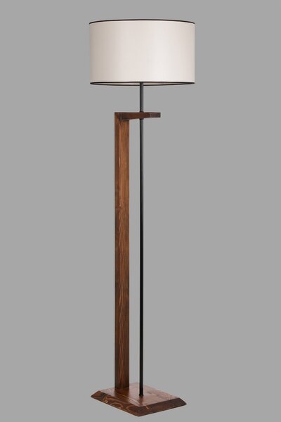 Lampadar haaus Menekse, 60 W, Nuc/Crem, Total Height: 163 cm