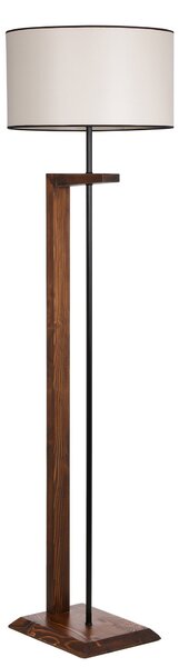 Lampadar haaus Menekse, 60 W, Nuc/Crem, Total Height: 163 cm