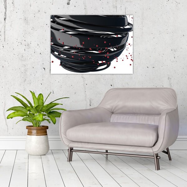 Tablou - Abstracției de glob pământen (70x50 cm)