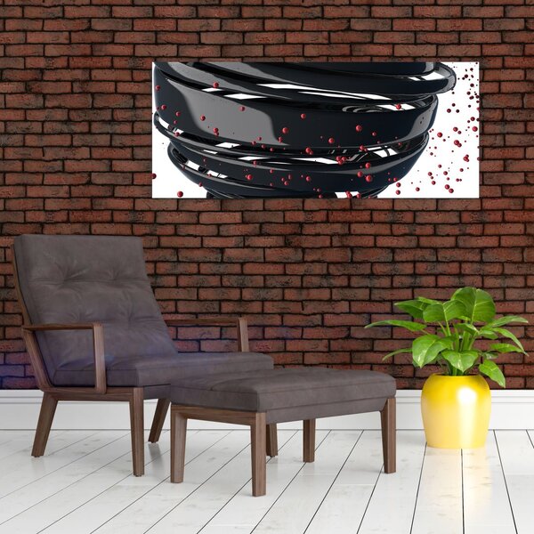 Tablou - Abstracției de glob pământen (120x50 cm)