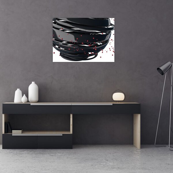 Tablou - Abstracției de glob pământen (70x50 cm)