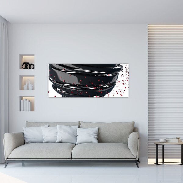 Tablou - Abstracției de glob pământen (120x50 cm)