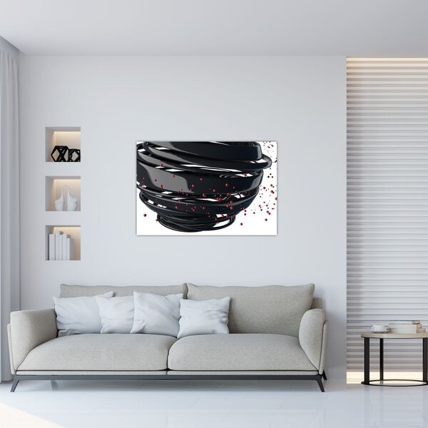 Tablou - Abstracției de glob pământen (90x60 cm)