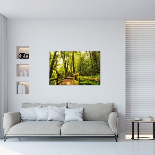 Tablou junglei cu mușchi (90x60 cm)