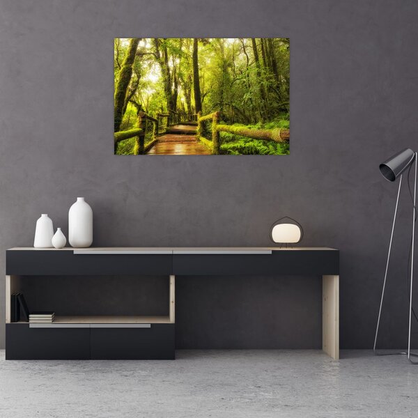 Tablou junglei cu mușchi (90x60 cm)