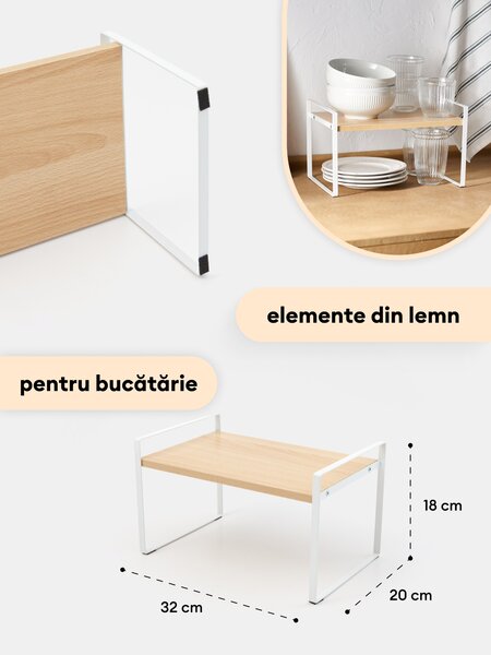 Sinsay - Raft pentru dulap de bucătărie - bej