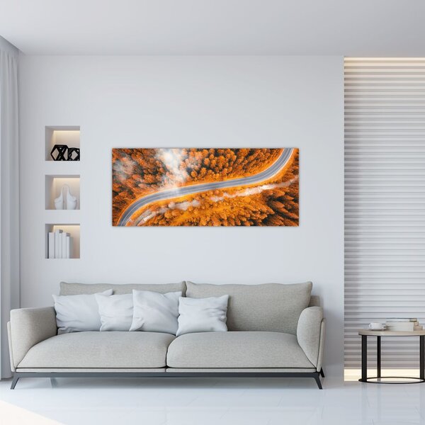 Tablou - Strada montană (120x50 cm)