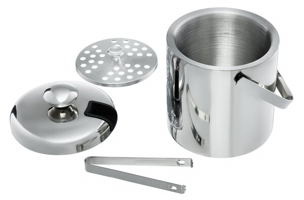 Galeata gheata cu capac, maner si cleste 1.3L, Ice