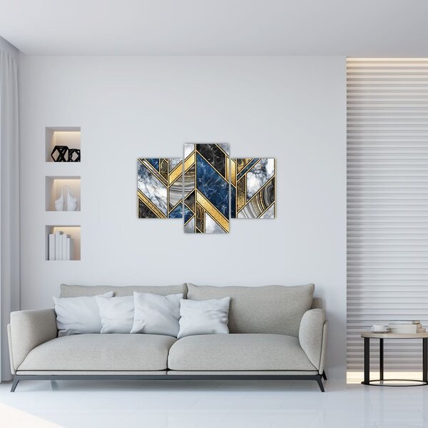 Tablou abstracției artistice (90x60 cm)