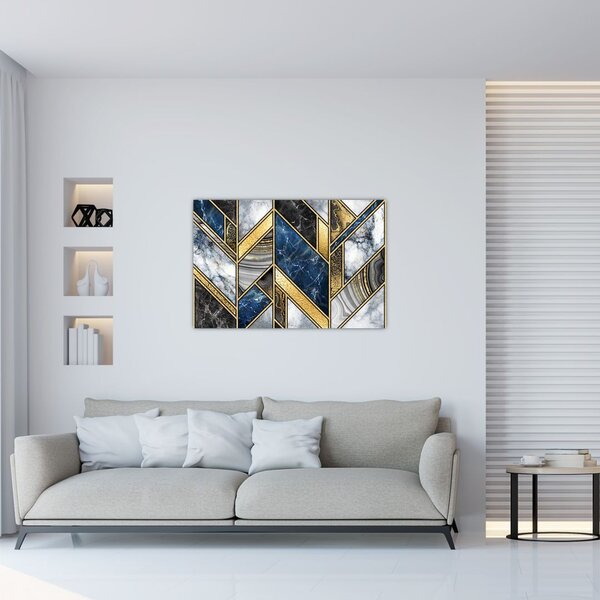 Tablou abstracției artistice (90x60 cm)