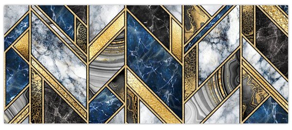 Tablou abstracției artistice (120x50 cm)
