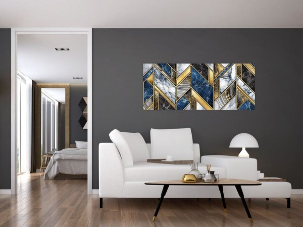 Tablou abstracției artistice (120x50 cm)