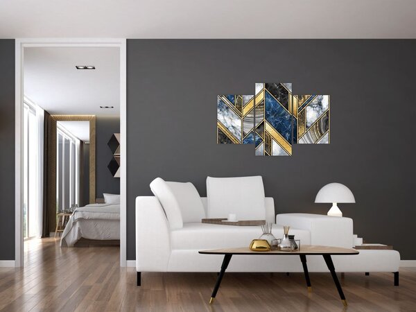 Tablou abstracției artistice (90x60 cm)