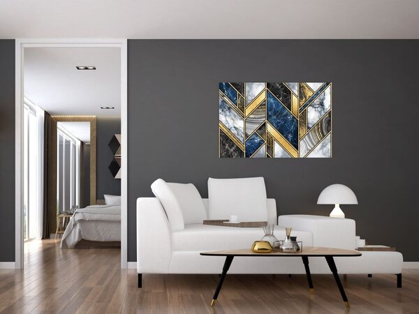 Tablou abstracției artistice (90x60 cm)