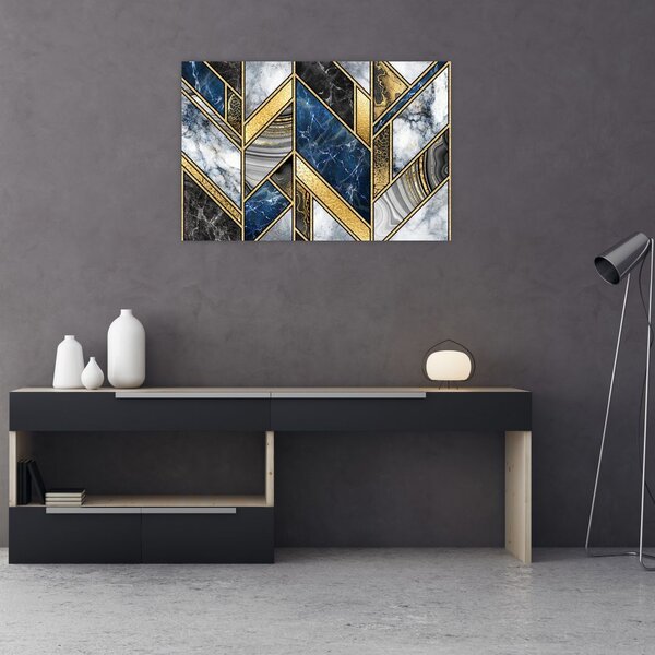 Tablou abstracției artistice (90x60 cm)