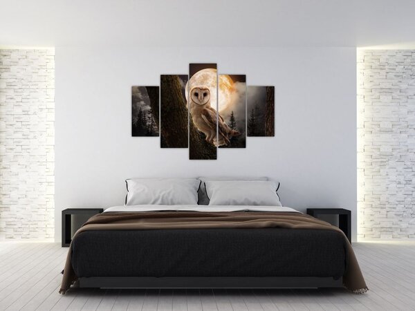 Tablou cu bufnița (150x105 cm)