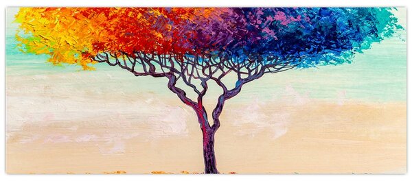 Tablou cu pom pictat (120x50 cm)