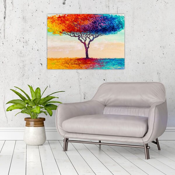 Tablou cu pom pictat (70x50 cm)