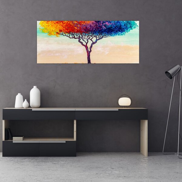 Tablou cu pom pictat (120x50 cm)
