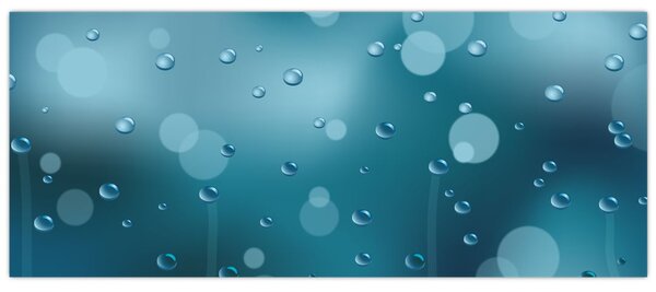 Tablou cu picături (120x50 cm)