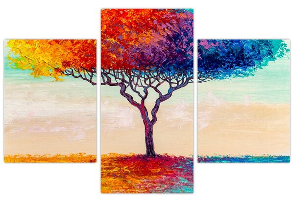 Tablou cu pom pictat (90x60 cm)