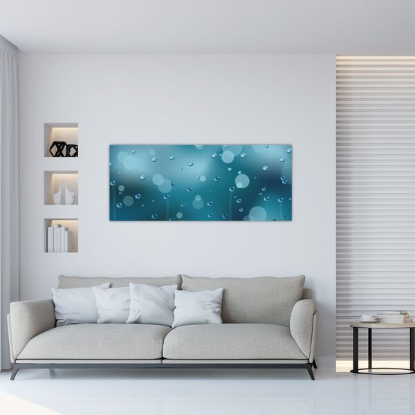 Tablou cu picături (120x50 cm)