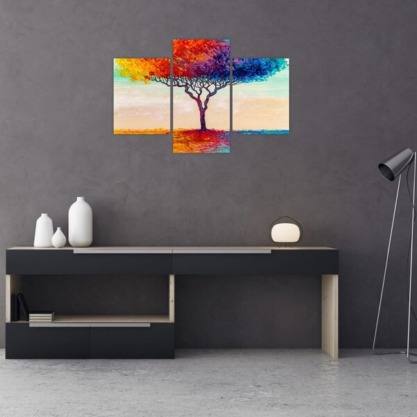 Tablou cu pom pictat (90x60 cm)