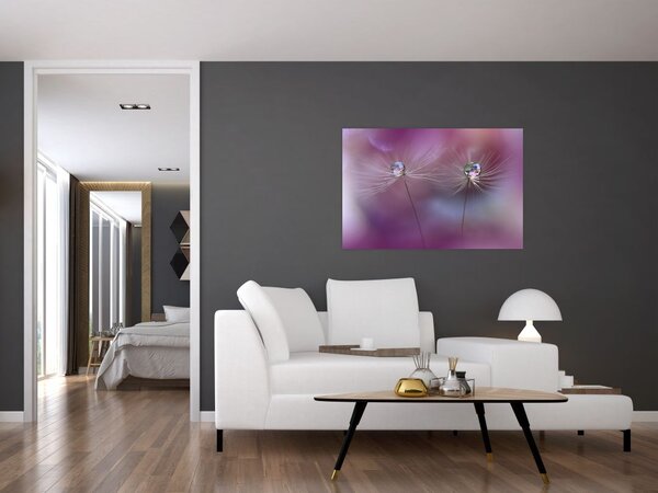 Tablou cu picături pe puf (90x60 cm)
