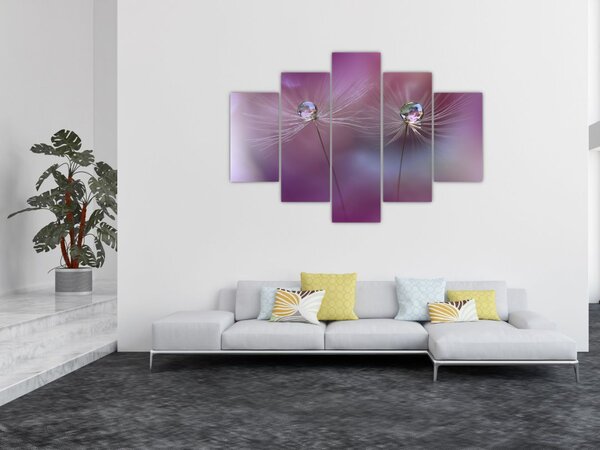 Tablou cu picături pe puf (150x105 cm)
