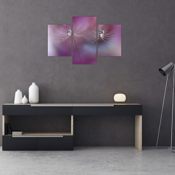 Tablou cu picături pe puf (90x60 cm)