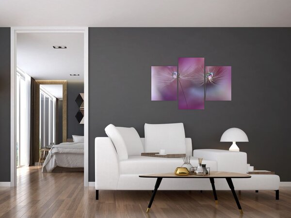 Tablou cu picături pe puf (90x60 cm)