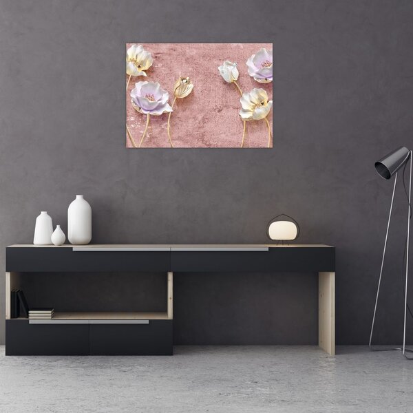 Tablou cu flori (70x50 cm)