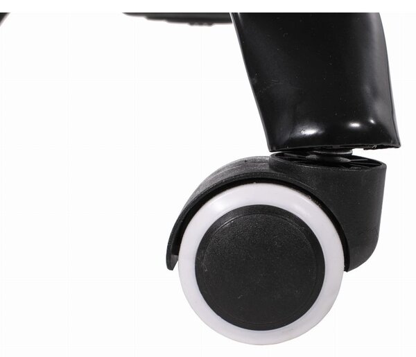 Scaun de birou AVOLA VELVET gri-alb