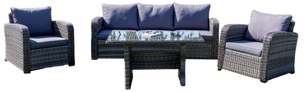 Set mobilier premium de terasa/gradina, Monaco, ratan sintetic