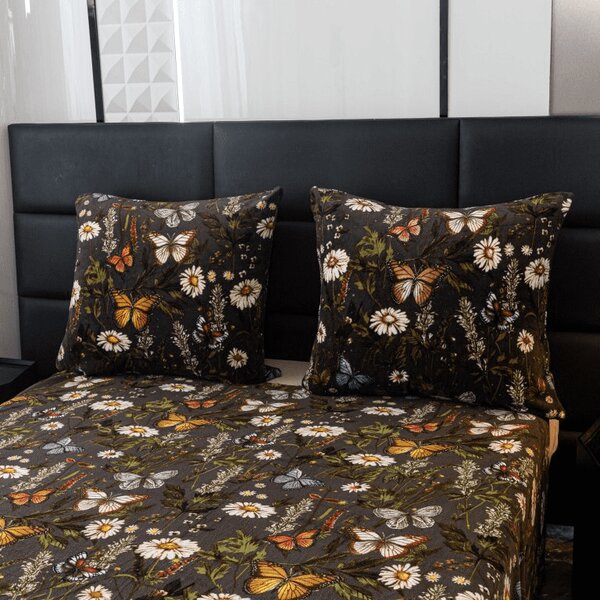Lenjerie de pat microplus MEADOW BUTTERFLY colorata Dimensiune lenjerie de pat: 70 x 90 cm | 140 x 200 cm