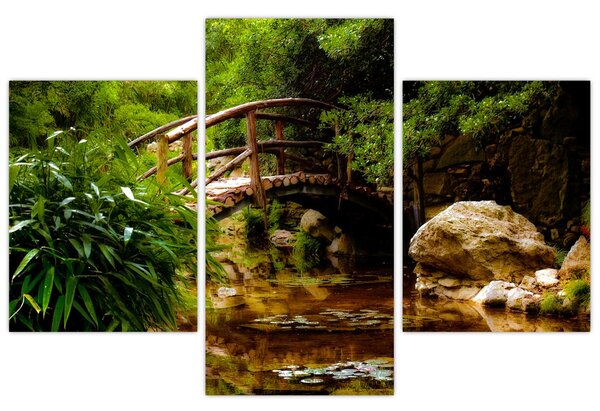 Tablou - Pod prin râu (90x60 cm)