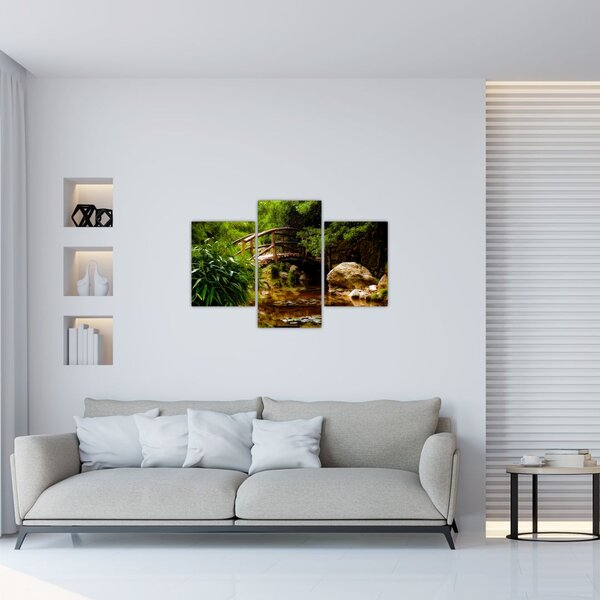 Tablou - Pod prin râu (90x60 cm)