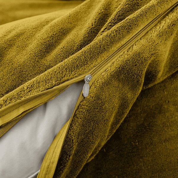 Lenjerie microfleece MUSTERO olive Dimensiune lenjerie de pat: 2 buc 70 x 90 cm | 200 x 220 cm