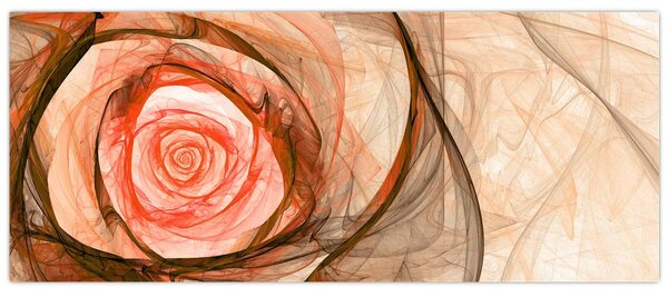 Tablou - Trandafir sufletului artistic (120x50 cm)