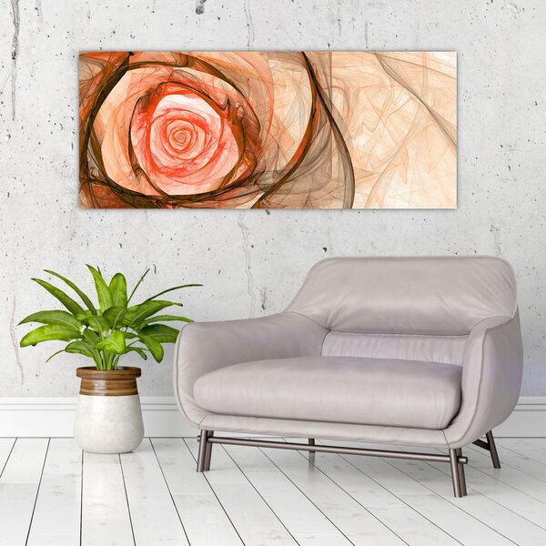 Tablou - Trandafir sufletului artistic (120x50 cm)