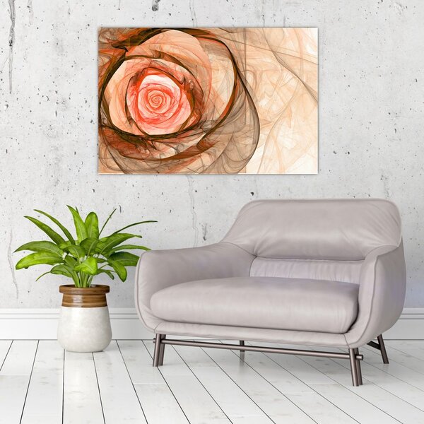 Tablou - Trandafir sufletului artistic (90x60 cm)