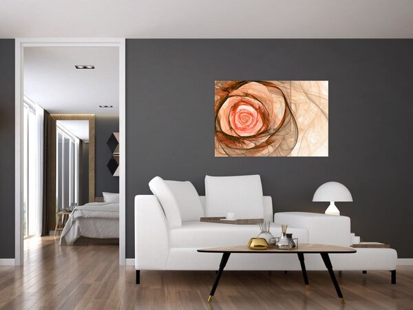 Tablou - Trandafir sufletului artistic (90x60 cm)